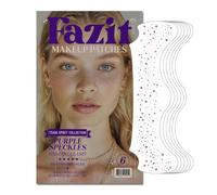 Fazit Toppe per il trucco, toppe per il trucco del viso, trucco per il viso, macchie viola, macchie viola impermeabili, macchie viola temporanee, per donne, 6 pezzi