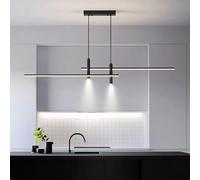 FAZRPIP Lampada a Sospensione a LED, lampadario Moderno a LED dimmerabile con Telecomando, Illuminazione Creativa a Sospensione a 4 luci, faretto Regolabile per Isola Cucina Sala da Pranzo Camera