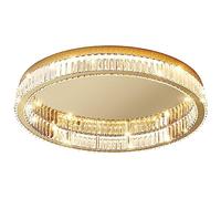 FAZRPIP Lampadario di Cristallo Dimmerabile 46W/58W Plafoniera di Cristallo Moderna Lampada da Soffitto in Cristallo con Montaggio A Incasso per Sala da Pranzo Soggiorno Camera da Letto Corridoio