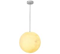 FAZRPIP Lampade a Sospensione per Esterni Stampa 3D Moon Lampada da Notte a soffitto - Planet Moon Lanterna Creativa Globo Lampadario Moderno per Bambini Camera da Letto Ristorante Bar Casa