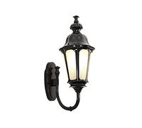 FAZRPIP Lanterna Nera Lampada da Parete per Esterni Portico da Giardino Patio da Giardino Porta Tradizionale Luci da Portico Lampade da Esterno Vintage retrò Montaggio a Parete