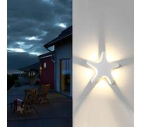 FAZRPIP Luci da Parete per Esterni a LED per Esterni/Interni, luci su e Giù per Montaggio a Parete in Alluminio Illuminazione Esterna Impermeabile IP65 per Garage, Porta d'ingresso
