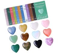 Fazvncv 12/24/36 pezzi di pietra naturale emozione biglietti di espressione per matrimoni, compleanni, anniversari, San Valentino, scambio di scambio regalo di amore espressione di ghiaia