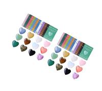 Fazvncv 12/24/36 pezzi di pietra naturale emozione biglietti di espressione per matrimoni, compleanni, anniversari, San Valentino, scambio di scambio regalo di amore espressione di ghiaia