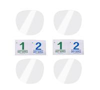 Fazvncv 2 set di pellicole protettive antigraffio per occhiali ad alta trasparenza e resistenza alle impronte digitali