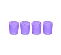 Fazvncv 4pc Silicone Canna Da Pesca End Protector Caps Elastico Maniglia End Coperture di Protezione Rod Butt Cuscino Coda Protezione Silicone Accessori Da Pesca