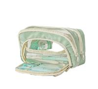 Fazvncv Astuccio a più strati per matite ad alta capacità, organizer per pennarelli, sacchetti per forniture artistiche, borsa cosmetica da viaggio, organizer per forniture scolastiche per ufficio