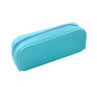 Fazvncv Astuccio in silicone resistente all'acqua, leggero, portatile, per studenti, adulti, bambini, custodia in silicone, blu cielo