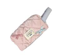 Fazvncv Astuccio per matite con cartoni animati, astuccio per trucchi, grande capacità, con graziosi fiocchi, organizer da scrivania per studenti, astuccio estetico con fiocchi carini, matita per