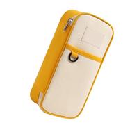Fazvncv Astuccio per penne ad alta capacità, multistrato, con scomparti multipli, organizer per penne, articoli artistici, borsa organizer di grande capacità, Giallo, Bellezza di massa