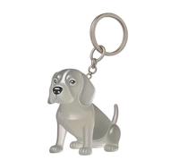 Fazvncv Ciondolo commemorativo per peli di animali domestici, a forma di cane, portachiavi da collezione o accessori per borse