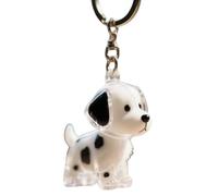 Fazvncv Ciondolo commemorativo per peli di animali domestici, a forma di cane, portachiavi da collezione o accessori per borse
