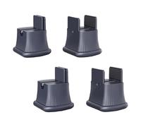 Fazvncv Confezione da 4 cuscinetti girevoli per gambe dei mobili con cuscinetto a sfera per una rotazione regolare di 360 gradi e aumentare la difesa dell'altezza