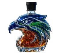 Fazvncv Decanter per whisky con design per appassionati di vino, cocktail, caffè e appassionati di sport