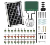 Fazvncv Dispositivo di irrigazione da giardino regolabile con programmazione flessibile e pannello solare da 18 V Energy Friendly Plant Watering Structure