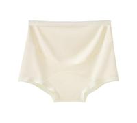 Fazvncv Mutandine traspiranti Biancheria intima elastica in cotone premaman a vita alta Design senza cuciture per il terzo trimestre Comfort confortevole biancheria intima gravidanza, Colore: giallo
