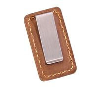 Fazvncv Portapenne in pelle con clip per notebook, portapenne, supporto per penna a fessura singola, per quaderni, agenda, appunti, cartelle