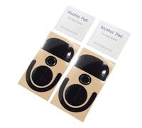 Fazvncv Set di 2 cuscinetti di ricambio per pattini rotondi e curvi, adesivi per piedini di ricambio GProX Superlight2