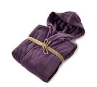 Fazzini Accappatoio con Cappuccio COCCOLA M Melanzana