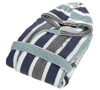 Fazzini Accappatoio con cappuccio Gradazioni, (Taglia XL) (Blu Surf)