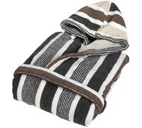 Fazzini Accappatoio con cappuccio Gradazioni, (Taglia XL) (corteccia beige)