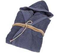 Fazzini Accappatoio Unisex con Cappuccio in Spugna di Puro Cotone Losanghe S58