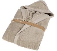Fazzini Accappatoio Unisex con Cappuccio in Spugna di Puro Cotone Losanghe S58