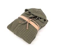 Fazzini Accappatoio Uomo/Donna Cotone 100% con Cappuccio NETTARE col. 114 Cactus (Taglia M)