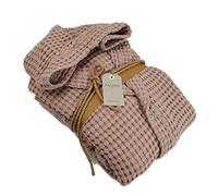 Fazzini Accappatoio Uomo/Donna Cotone 100% con Cappuccio NETTARE col. 240 Rosa Boho (Taglia M)