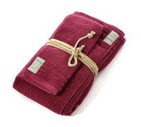 Fazzini Asciugamano Ospite (Coppia 1+1) - COCCOLA - Rubino