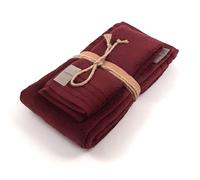Fazzini Coccola coppia spugna 1+1, ospite + asciugamano, colore 66 Burgundy