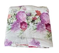 Fazzini copriletto matrimoniale peso primaverile in Puro Piquet di Cotone stampato art. Summer (Rosa/Lilla1)