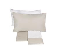 Fazzini DIALOGO Completo lenzuola-1 piazza-BIANCO+BURRO