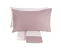 Fazzini DIALOGO Completo Lenzuola - Taglia: 2 piazze,Colore: DLGCOBO-11 - Cipria-Rosa