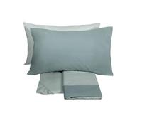 Fazzini DIALOGO Completo Lenzuola - Taglia: 2 piazze,Colore: DLGCOBO - Surf+Petrolio