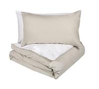 Fazzini DIALOGO Parure copripiumino-1 piazza e mezza-BIANCO+BURRO