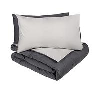 Fazzini DIALOGO Parure copripiumino-2 piazze-GRIGIO BETULLA+PIOMBO