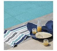 Fazzini GRADAZIONI Coppia ospite e Asciugamano - Taglia: 38x50 + 50x110,Colore: GRACOPP - Blu/Surf