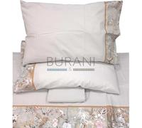 Fazzini lenzuolo flanella matrimoniale Giardini d'oriente grigio