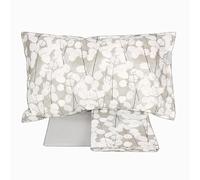 Fazzini lenzuolo flanella matrimoniale Lunaria tortora