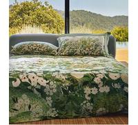 Fazzini NARA var. 3 verde Parure Copripiumino Matrimoniale in raso