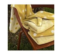 Fazzini Pois Coppia ospite e Asciugamano - Colore: POICOPP - Senape