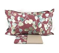 Fazzini SABI SABI var. 6 burgundy/sasso Completo Lenzuola Matrimoniale in percalle