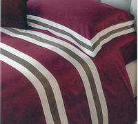 Fazzini SENTIERI var. 66 burgundy/corteccia Completo Lenzuola Matrimoniale in raso