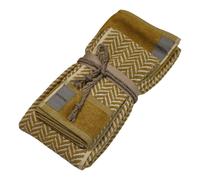 FAZZINI SET 2 ASCIUGAMANI VISO E OSPITE IN SPUGNA 100% COTONE - CHEVRON