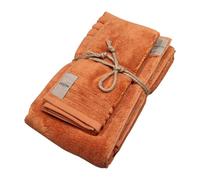 FAZZINI SET 2 ASCIUGAMANI VISO E OSPITE IN SPUGNA 100% COTONE - COCCOLA