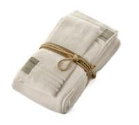 FAZZINI SET 2 ASCIUGAMANI VISO E OSPITE IN SPUGNA 100% COTONE - COCCOLA
