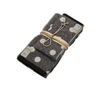 FAZZINI SET 2 ASCIUGAMANI VISO E OSPITE IN SPUGNA 100% COTONE - POIS