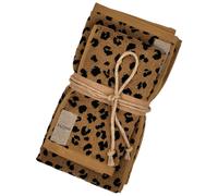 FAZZINI SET 2 ASCIUGAMANI VISO E OSPITE IN SPUGNA 100% COTONE - TABBY