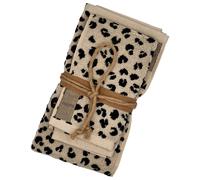 FAZZINI SET 2 ASCIUGAMANI VISO E OSPITE IN SPUGNA 100% COTONE - TABBY